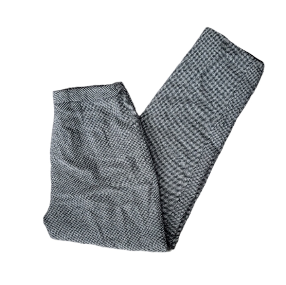 Vintage Harris/Wallace Gray Wool Straight Leg Trousers Size 6
